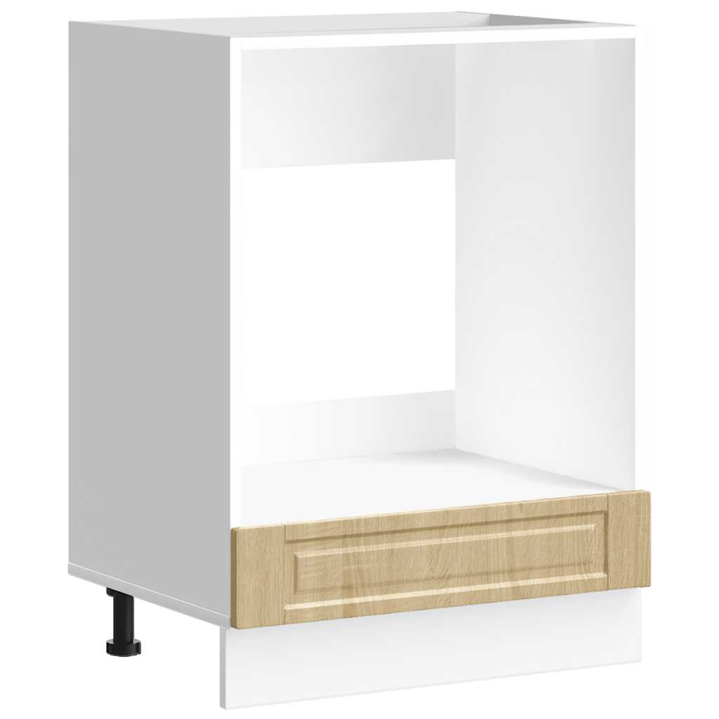 Armadio per Forno Porto Rovere Sonoma in Legno Multistrato - homemem39