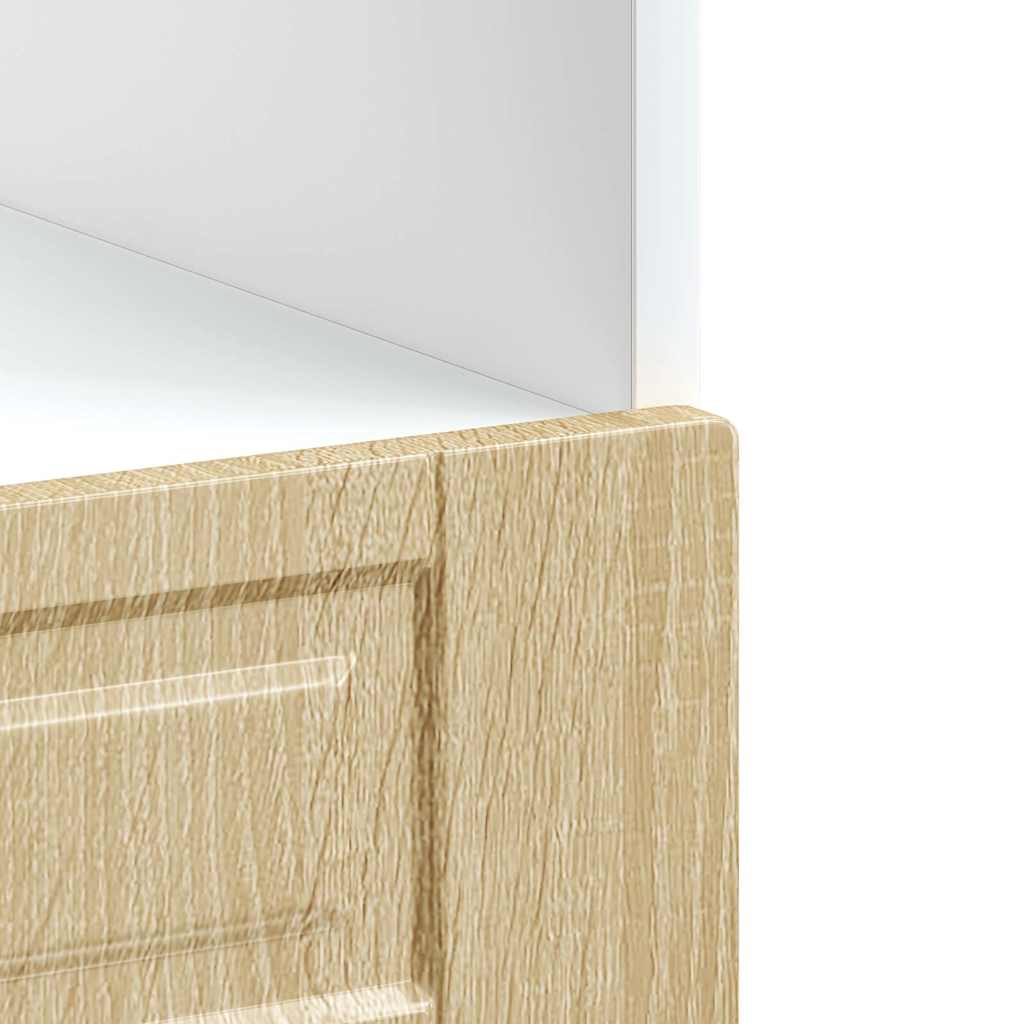 Armadio per Forno Porto Rovere Sonoma in Legno Multistrato - homemem39