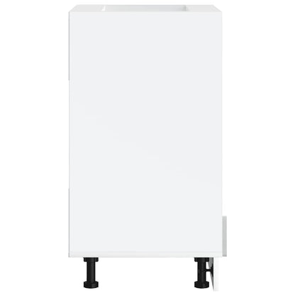 Armadio per Forno Porto Grigio Cemento in Legno Multistrato - homemem39