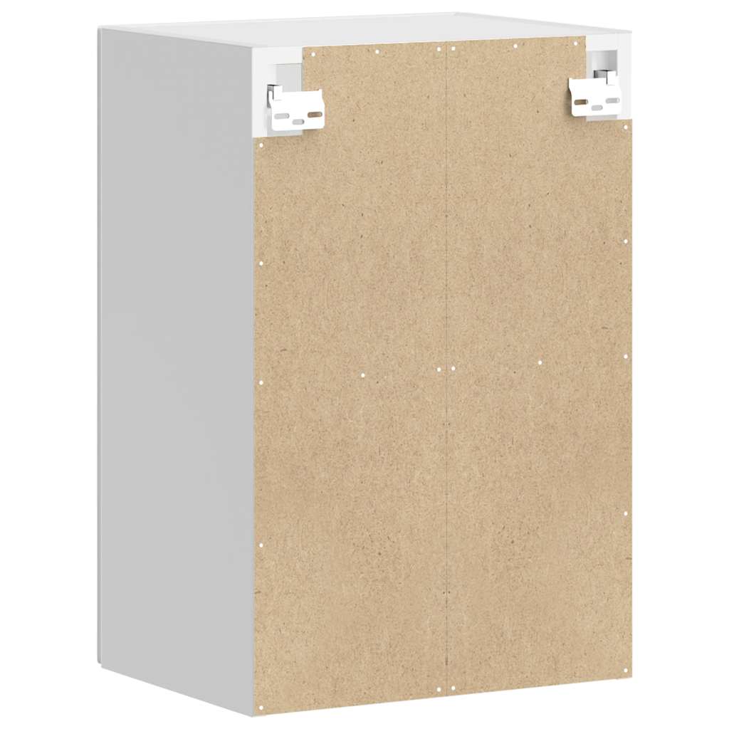 Pensile da Cucina con Porta in Vetro Porto Bianco Lucido - homemem39