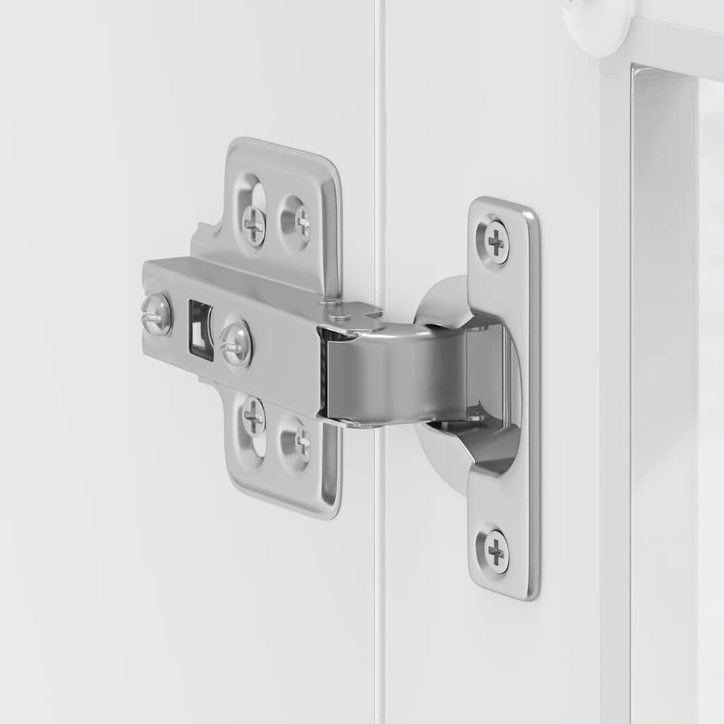 Pensile da Cucina con Porta in Vetro Porto Bianco Lucido - homemem39