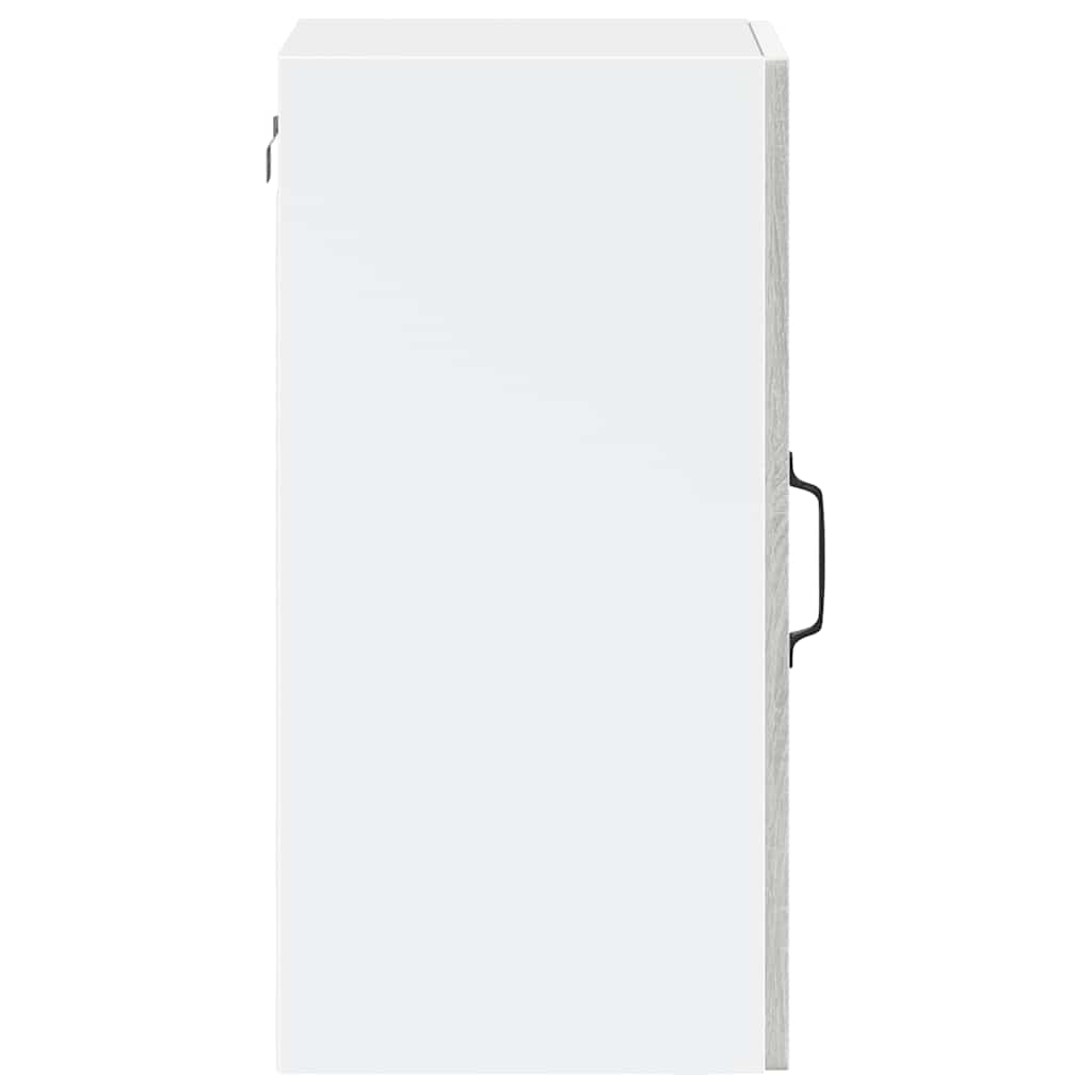 Pensile da Cucina con Porta in Vetro Porto Grigio Sonoma - homemem39