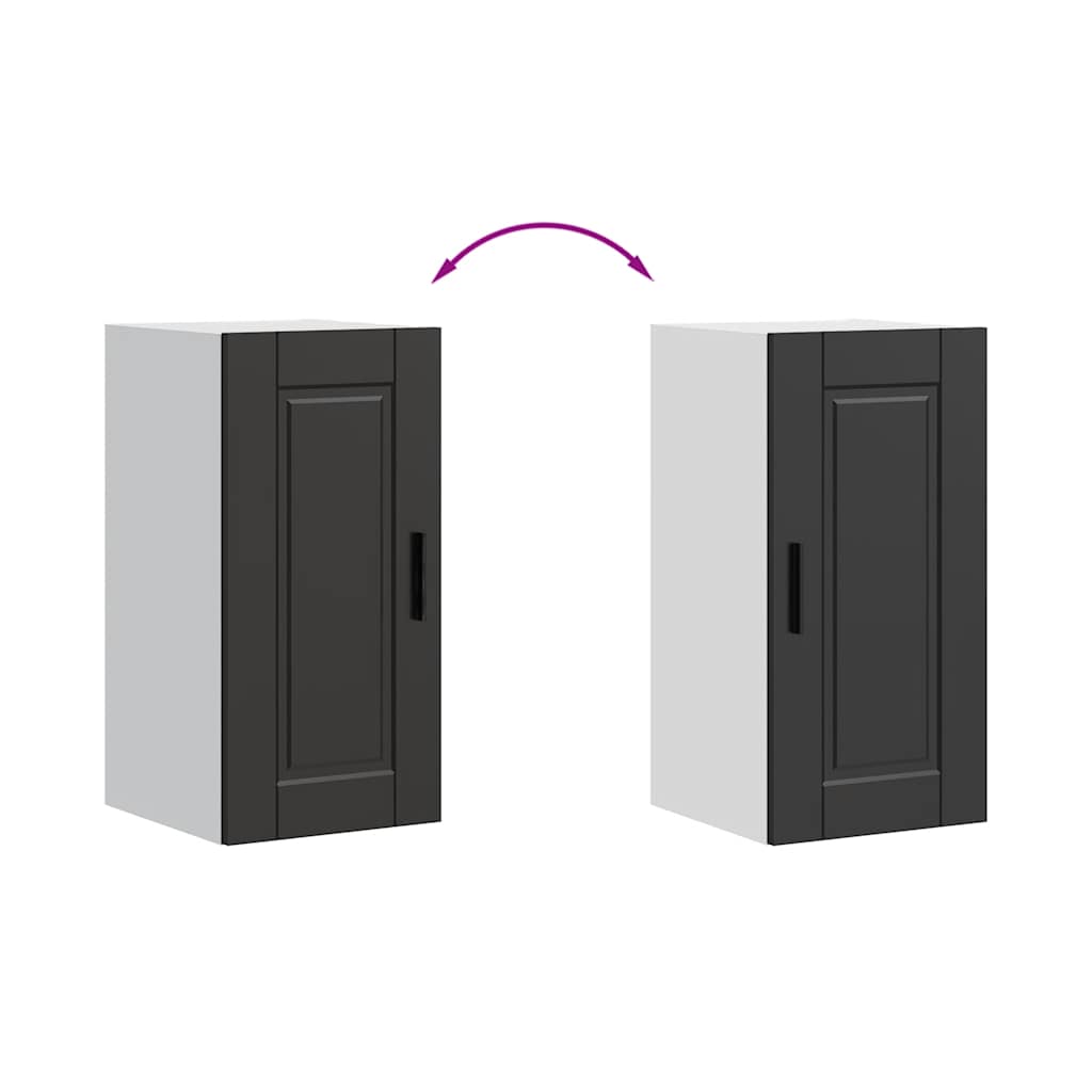 Pensile da Cucina Porto Nero in Legno Multistrato - homemem39