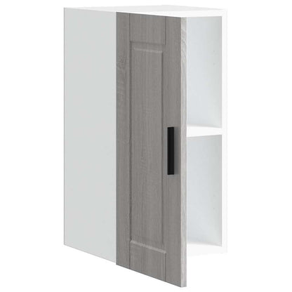 Pensile da Cucina Porto Grigio Sonoma in Legno Multistrato - homemem39