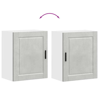 Pensile da Cucina Porto Grigio Cemento in Legno Multistrato - homemem39