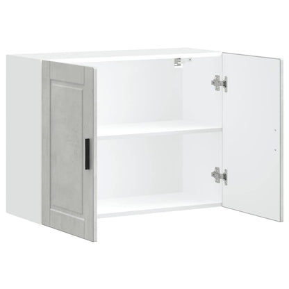 Pensile da Cucina Porto Grigio Cemento in Legno Multistrato - homemem39