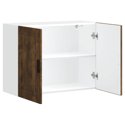 Pensile da Cucina Porto Rovere Fumo in Legno Multistrato - homemem39