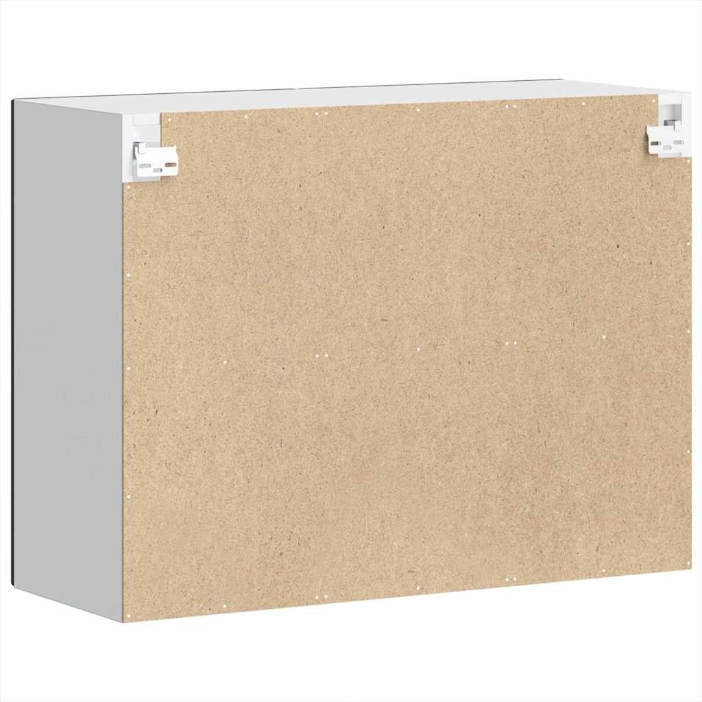 Pensile da Cucina con Porta in Vetro Porto Nero - homemem39