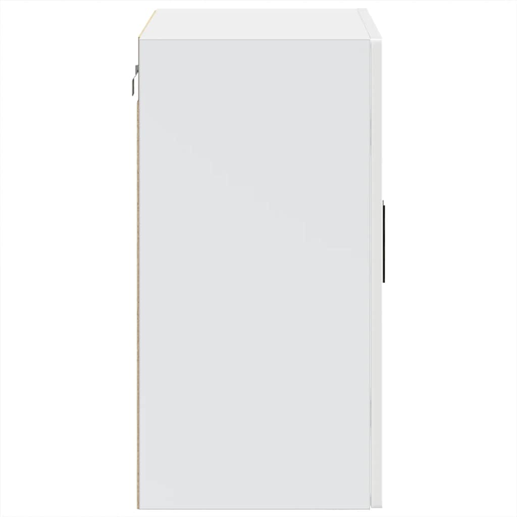 Pensile da Cucina con Porta in Vetro Porto Bianco Lucido - homemem39