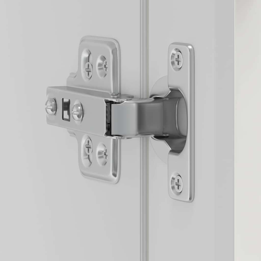 Pensile da Cucina con Porta in Vetro Porto Bianco Lucido - homemem39