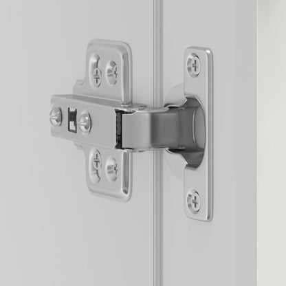 Pensile da Cucina con Porta in Vetro Porto Bianco Lucido - homemem39