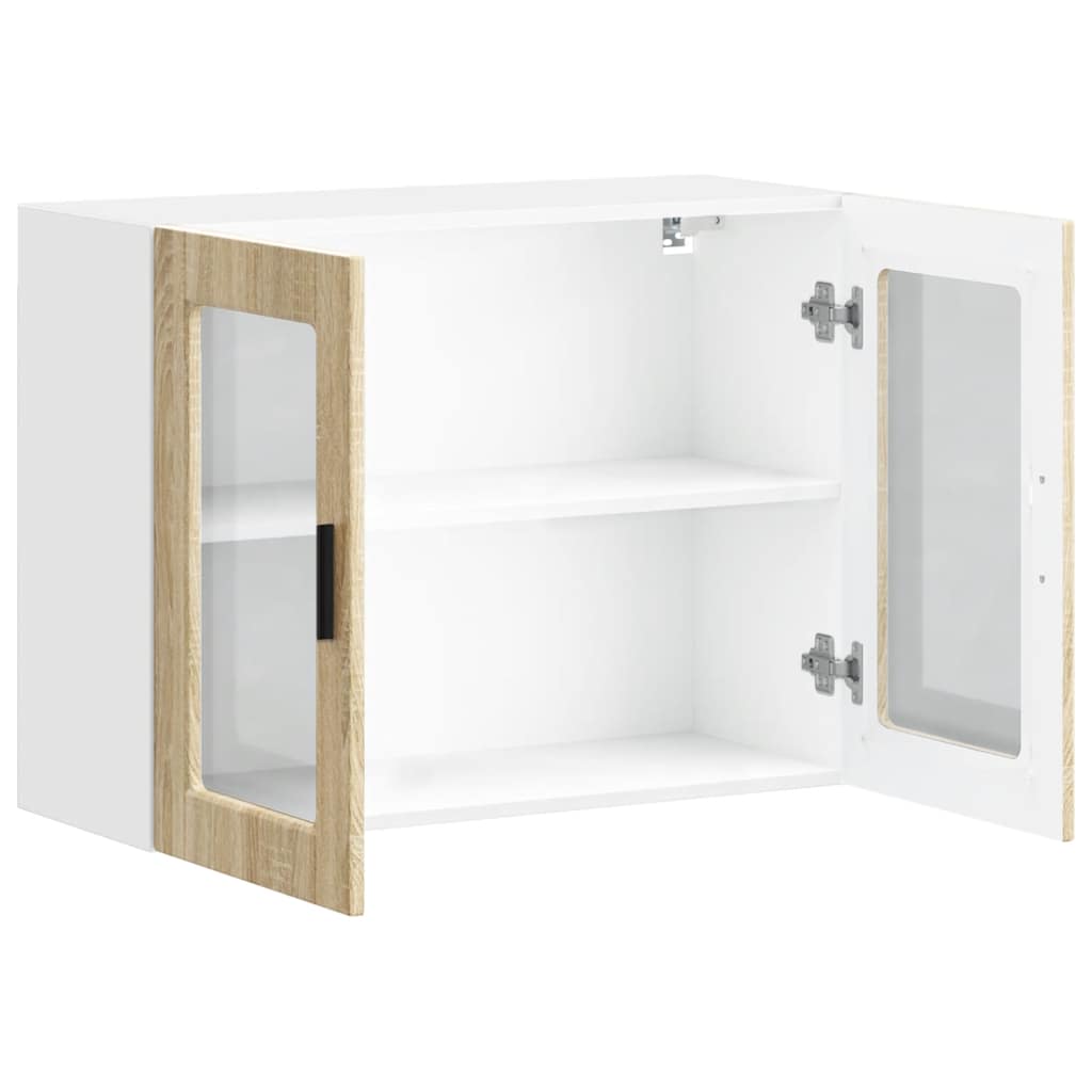 Pensile da Cucina con Porta in Vetro Porto Rovere Sonoma