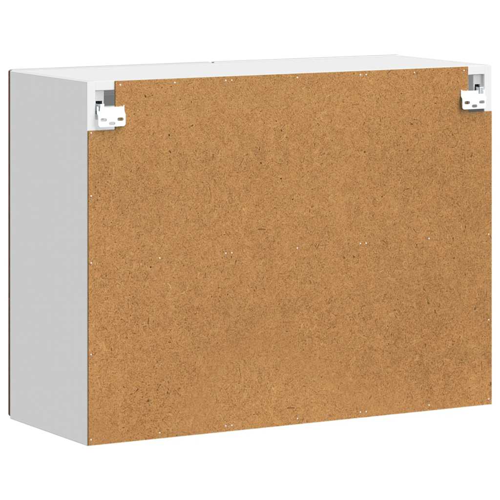 Pensile da Cucina con Porta in Vetro Porto Rovere Marrone