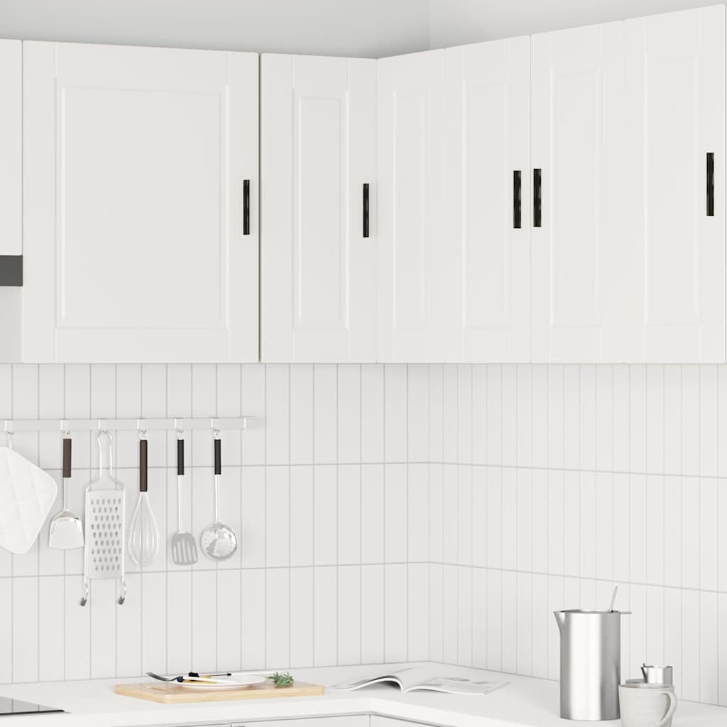 Pensile da Cucina ad Angolo Porto Bianco in Legno Multistrato | homemem39