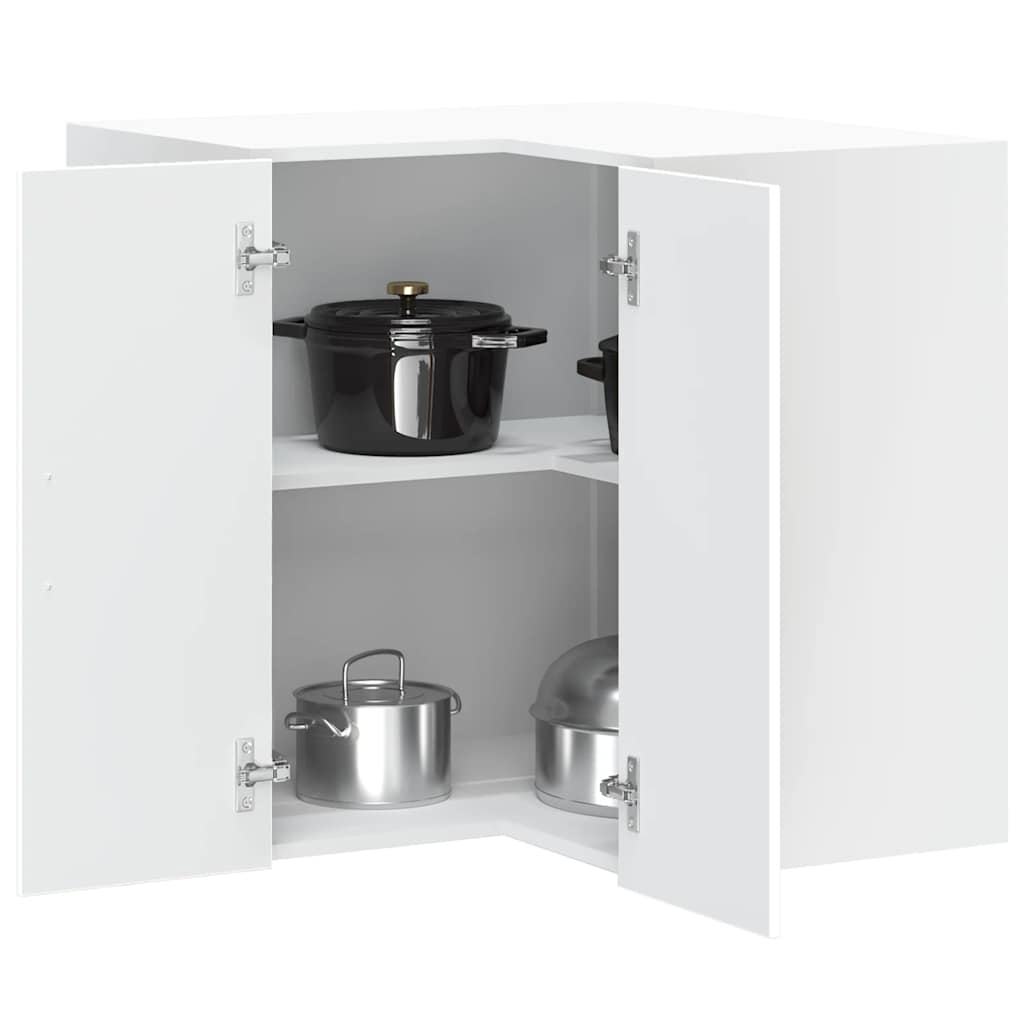 Pensile da Cucina ad Angolo Porto Bianco in Legno Multistrato | homemem39