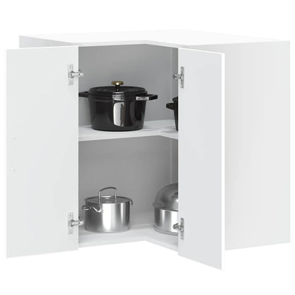 Pensile da Cucina ad Angolo Porto Bianco in Legno Multistrato | homemem39