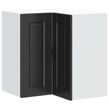 Pensile da Cucina ad Angolo Porto Nero in Legno Multistrato