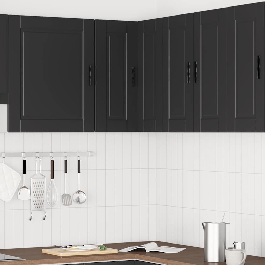 Pensile da Cucina ad Angolo Porto Nero in Legno Multistrato