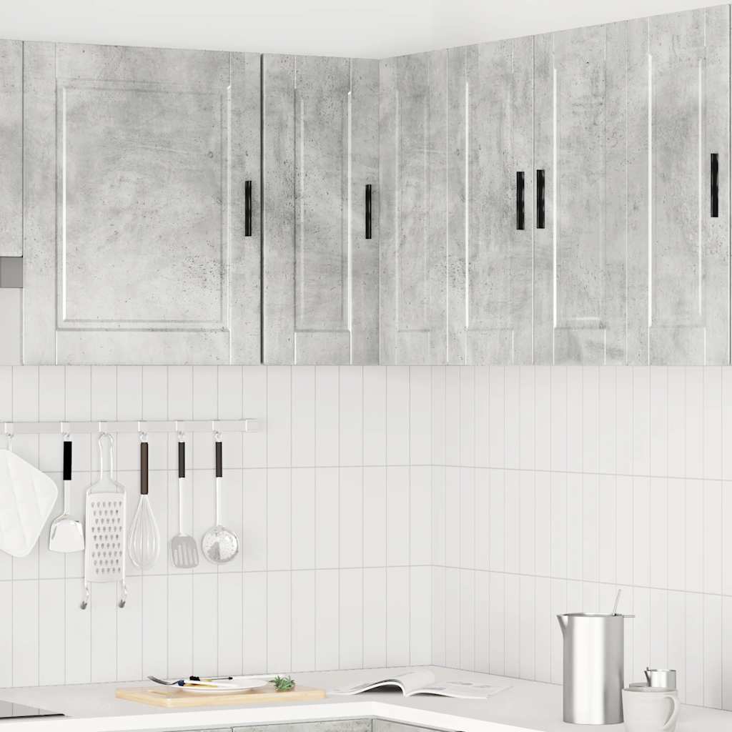 Pensile da Cucina ad Angolo Porto Grigio Cemento in Truciolato - homemem39