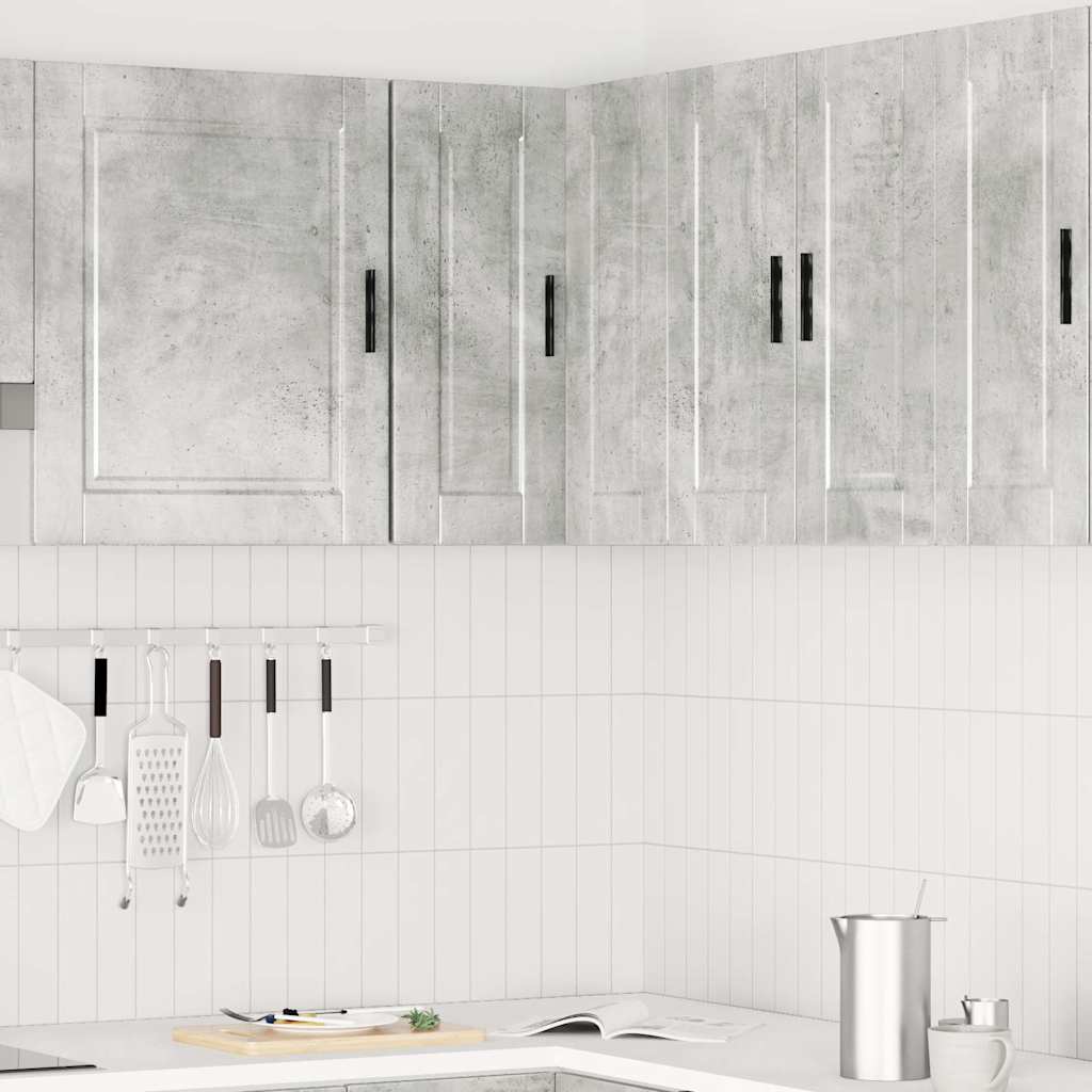 Pensile da Cucina ad Angolo Porto Grigio Cemento in Truciolato