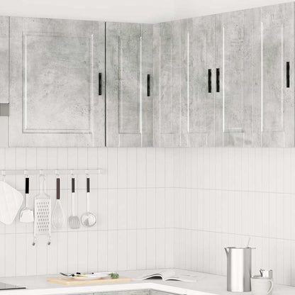 Pensile da Cucina ad Angolo Porto Grigio Cemento in Truciolato