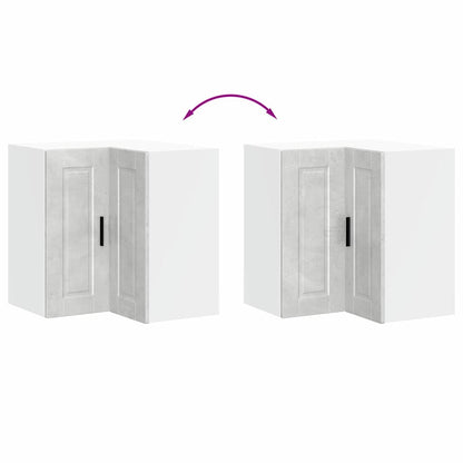 Pensile da Cucina ad Angolo Porto Grigio Cemento in Truciolato - homemem39