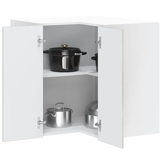 Pensile da Cucina ad Angolo Porto Grigio Cemento in Truciolato