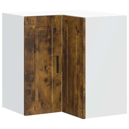 Pensile da Cucina ad Angolo Porto Rovere Fumo Legno Multistrato - homemem39