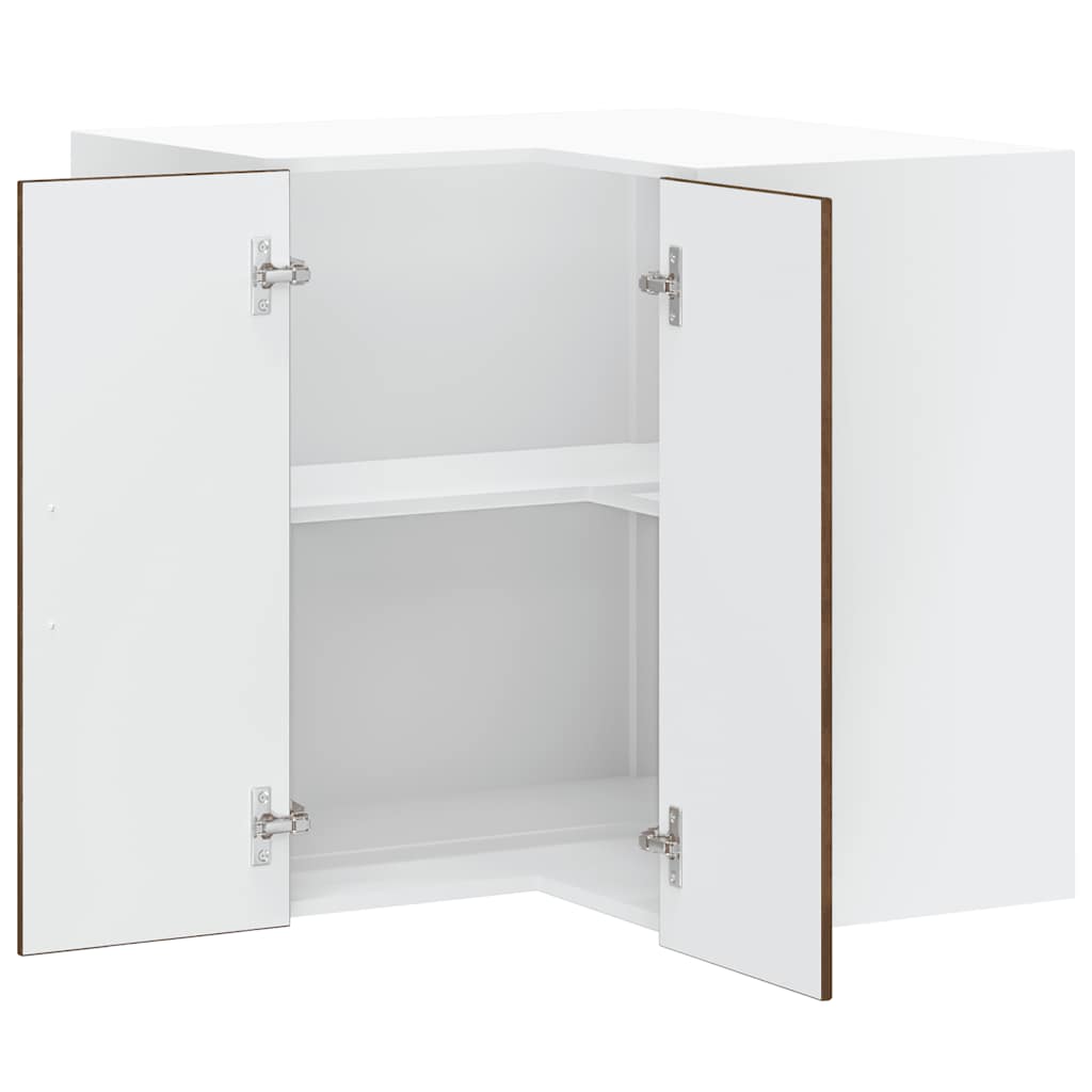 Pensile da Cucina ad Angolo Porto Rovere Fumo Legno Multistrato - homemem39