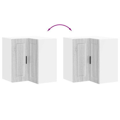 Pensile da Cucina ad Angolo Porto Grigio Sonoma in Truciolato - homemem39