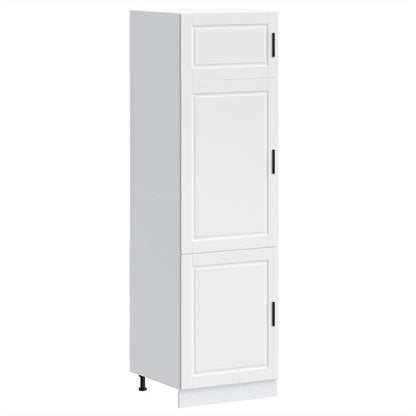 Armadio da Cucina Porto Bianco in Legno Multistrato