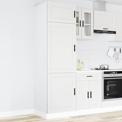 Armadio da Cucina Porto Bianco in Legno Multistrato