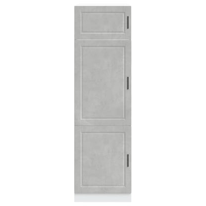 Armadio da Cucina Porto Grigio Cemento in Legno Multistrato
