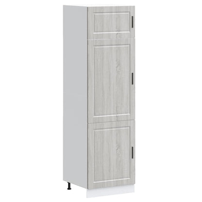 Armadio da Cucina Porto Grigio Sonoma in Legno Multistrato - homemem39