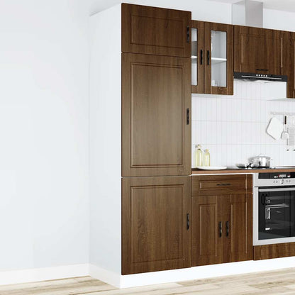 Armadio da Cucina Porto Rovere Marrone in Legno Multistrato