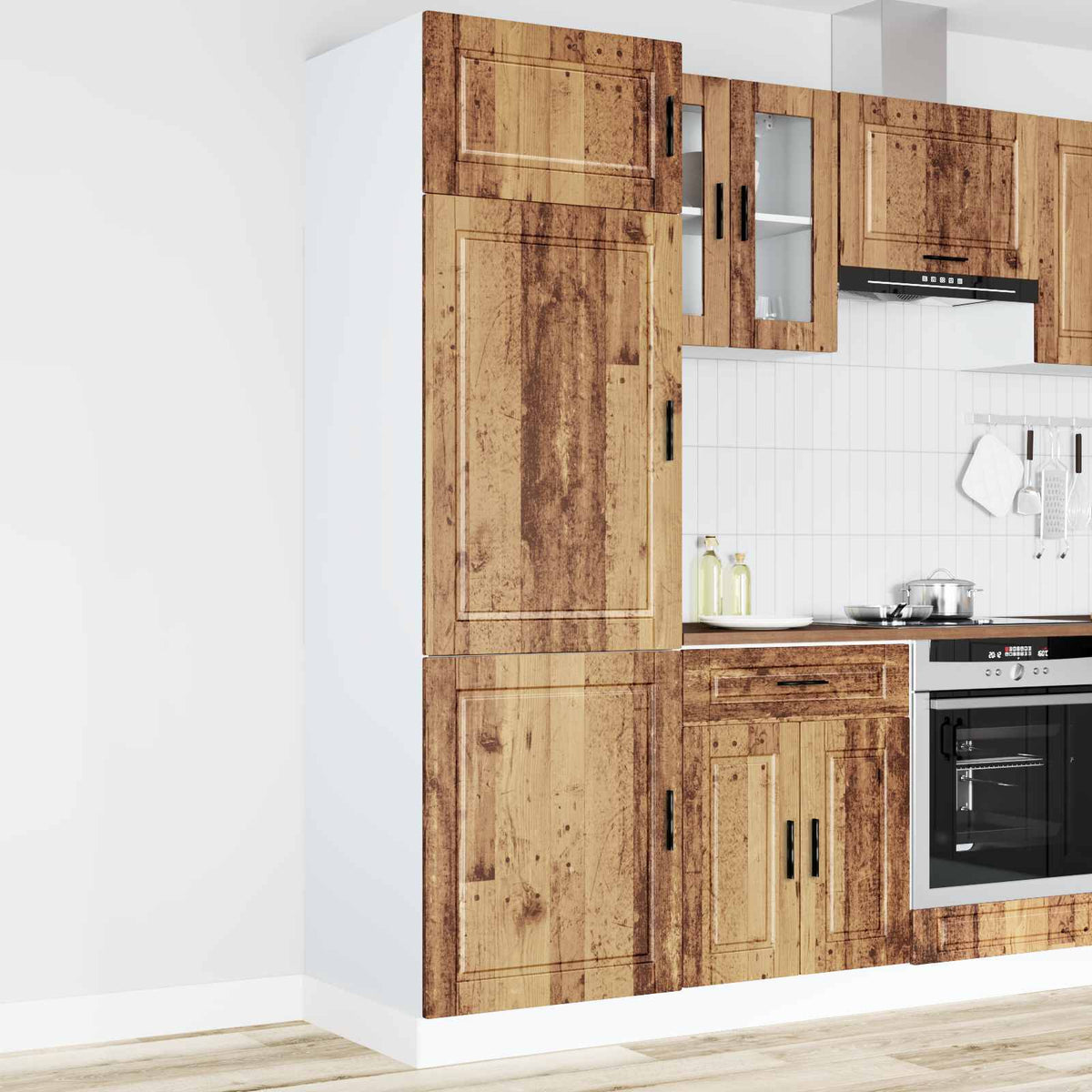 Armadio da Cucina Porto Legno Antico in Legno Multistrato