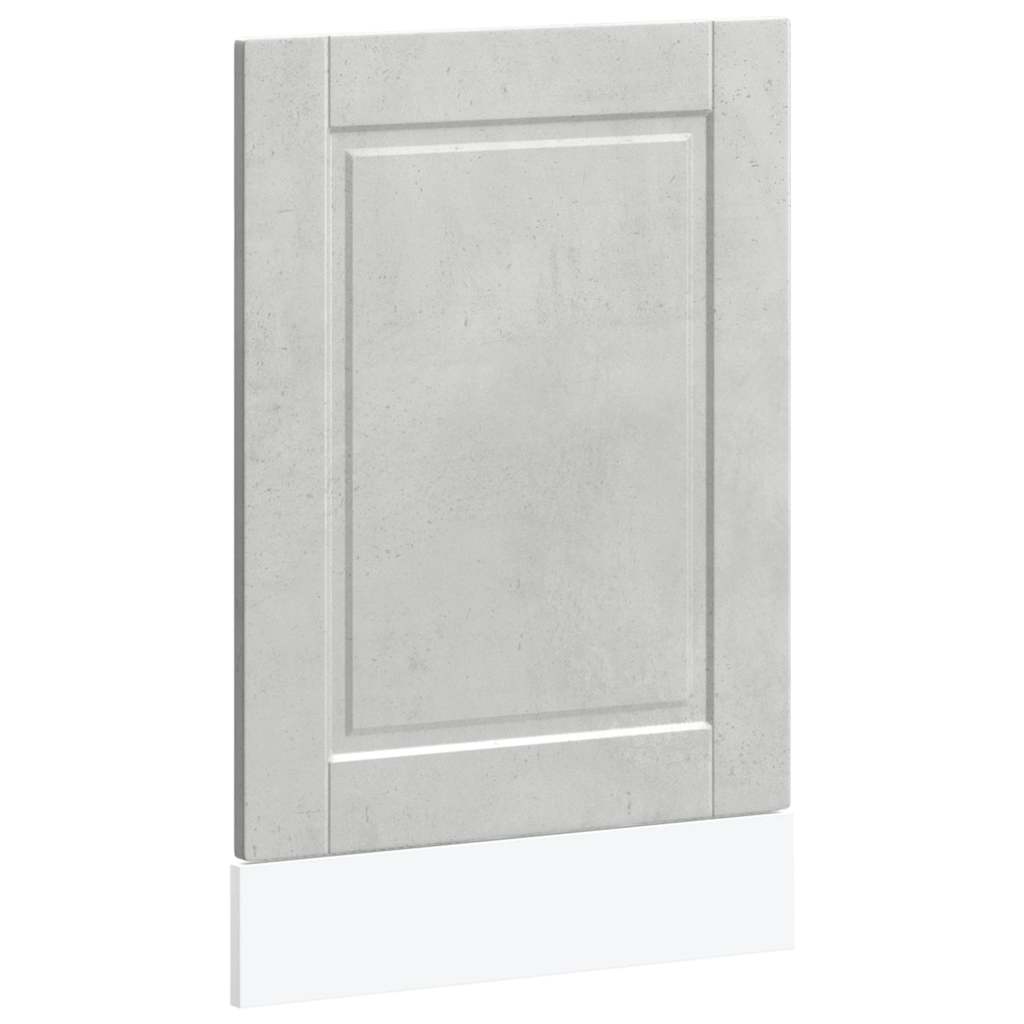 Pannello Lavastoviglie Porto Grigio Cemento 45x1,5x67 cm - homemem39