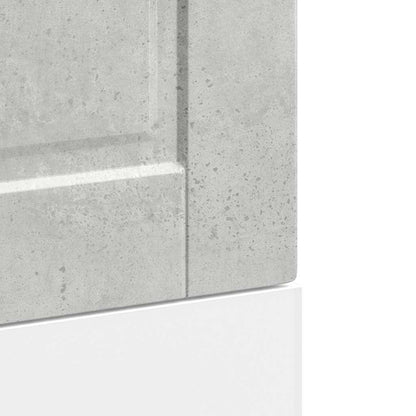 Pannello Lavastoviglie Porto Grigio Cemento 45x1,5x57 cm | homemem39