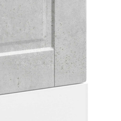 Pannello Lavastoviglie Porto Grigio Cemento 45x1,5x67 cm - homemem39