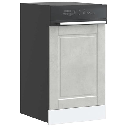 Pannello Lavastoviglie Porto Grigio Cemento 45x1,5x57 cm