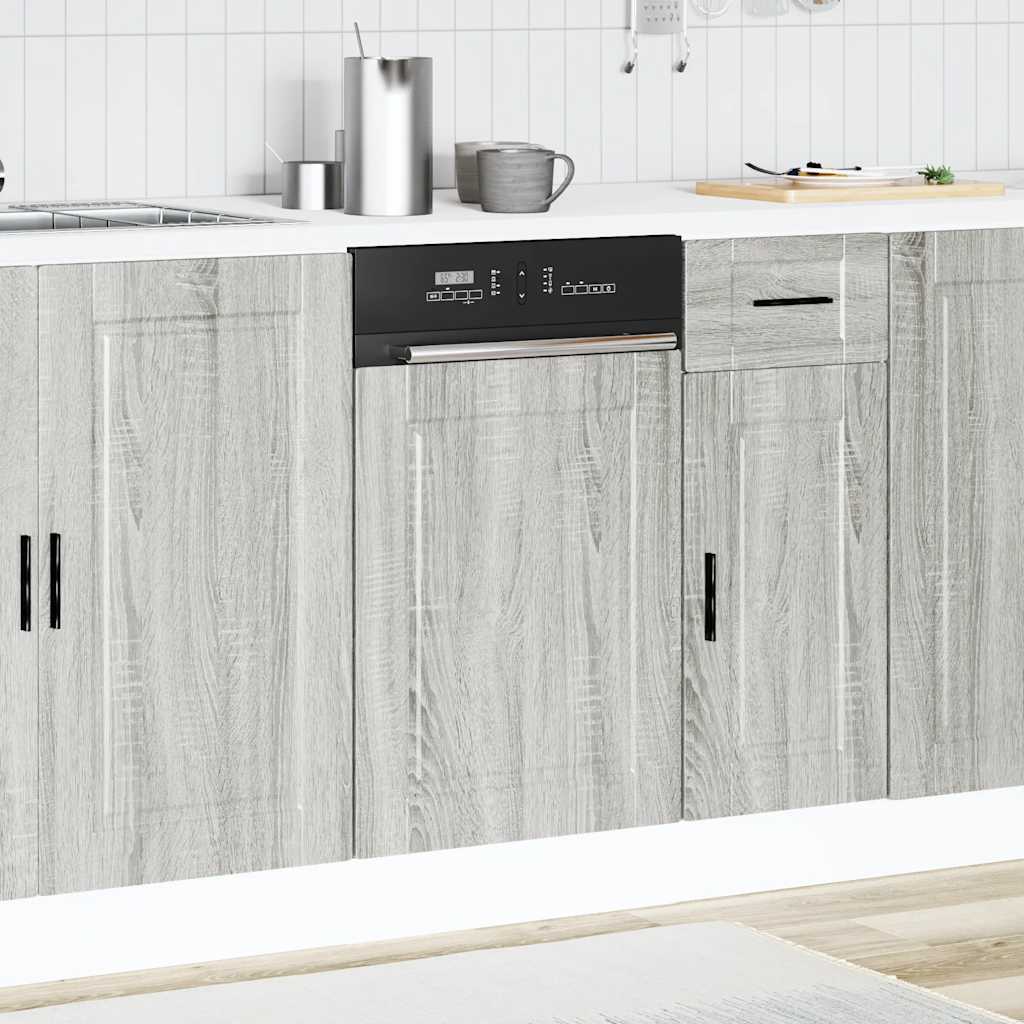 Pannello Lavastoviglie Porto Grigio Sonoma 45x1,5x57 cm | homemem39