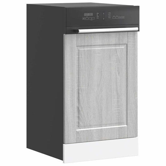 Pannello Lavastoviglie Porto Grigio Sonoma 45x1,5x57 cm | homemem39