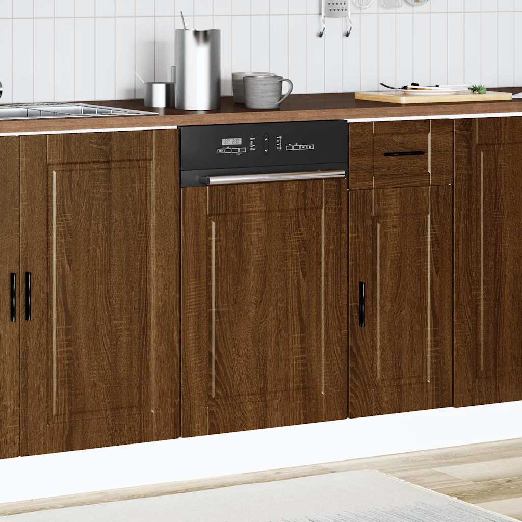 Pannello Lavastoviglie Porto Rovere Marrone 45x1,5x57 cm