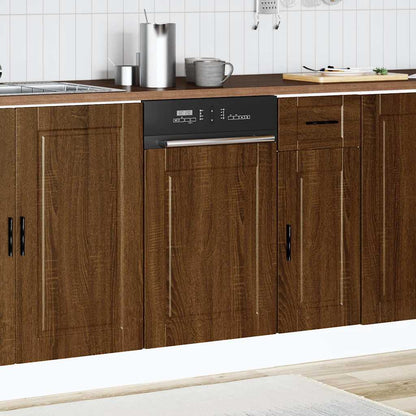 Pannello Lavastoviglie Porto Rovere Marrone 45x1,5x57 cm