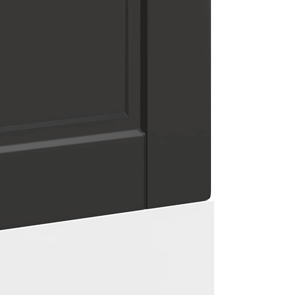 Pannello Lavastoviglie Porto Nero 60x1,5x57 cm in Truciolato | homemem39