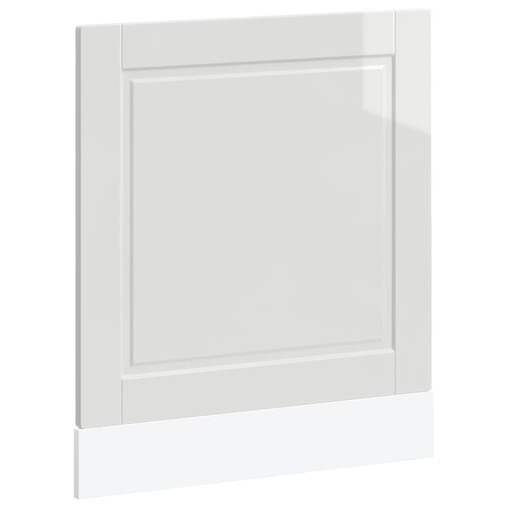 Pannello Lavastoviglie Porto Bianco Lucido 60x1,5x67 cm - homemem39