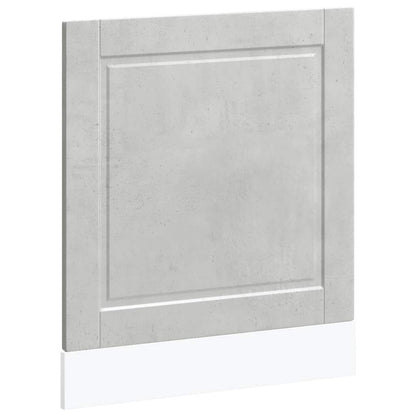 Pannello Lavastoviglie Porto Grigio Cemento 60x1,5x67 cm - homemem39