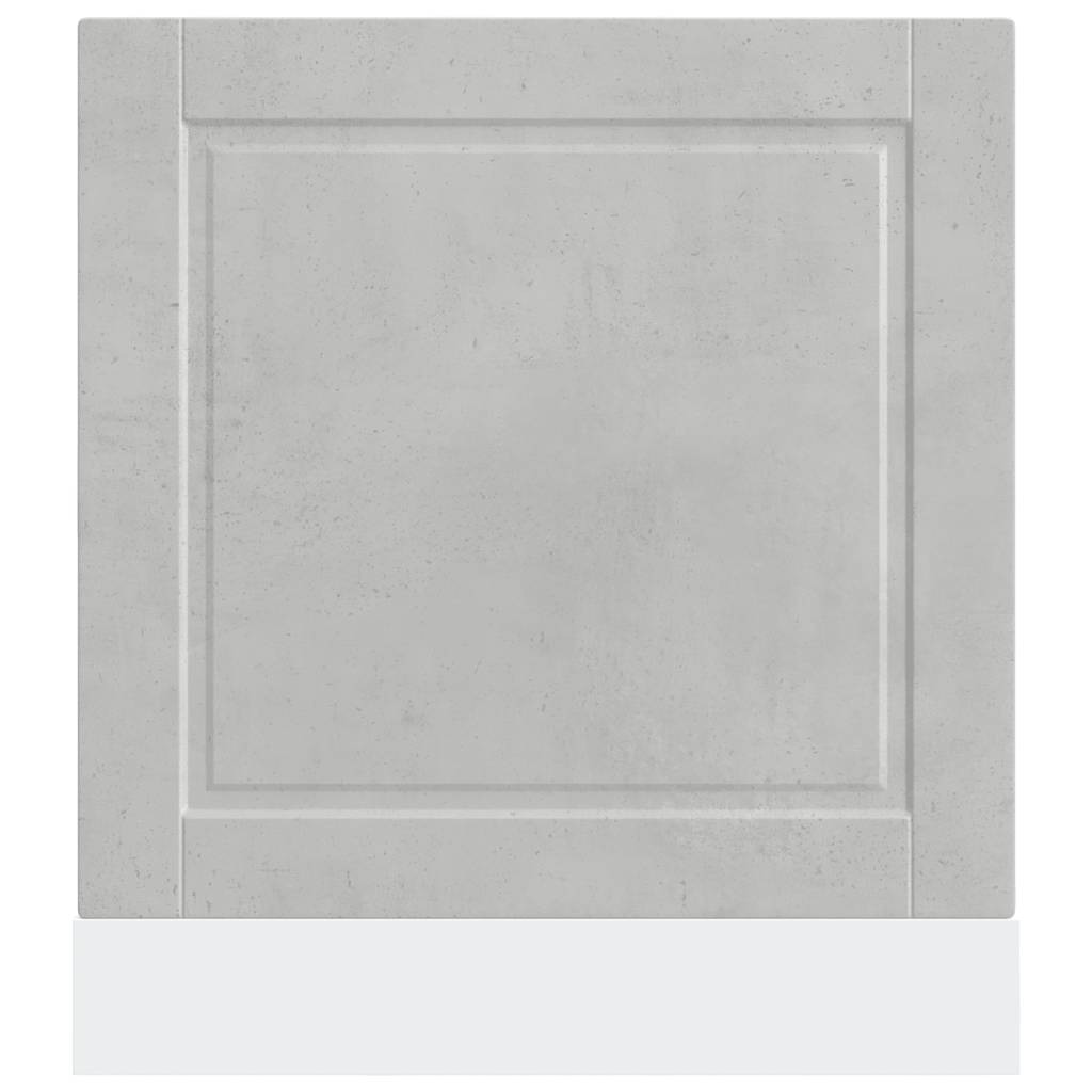Pannello Lavastoviglie Porto Grigio Cemento 60x1,5x57 cm