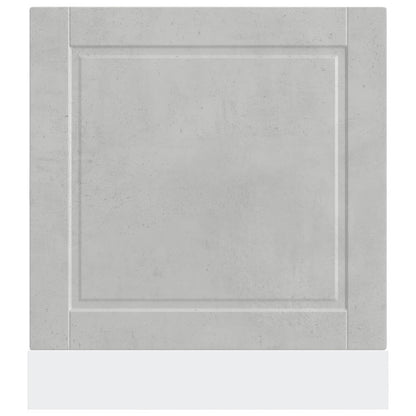 Pannello Lavastoviglie Porto Grigio Cemento 60x1,5x57 cm