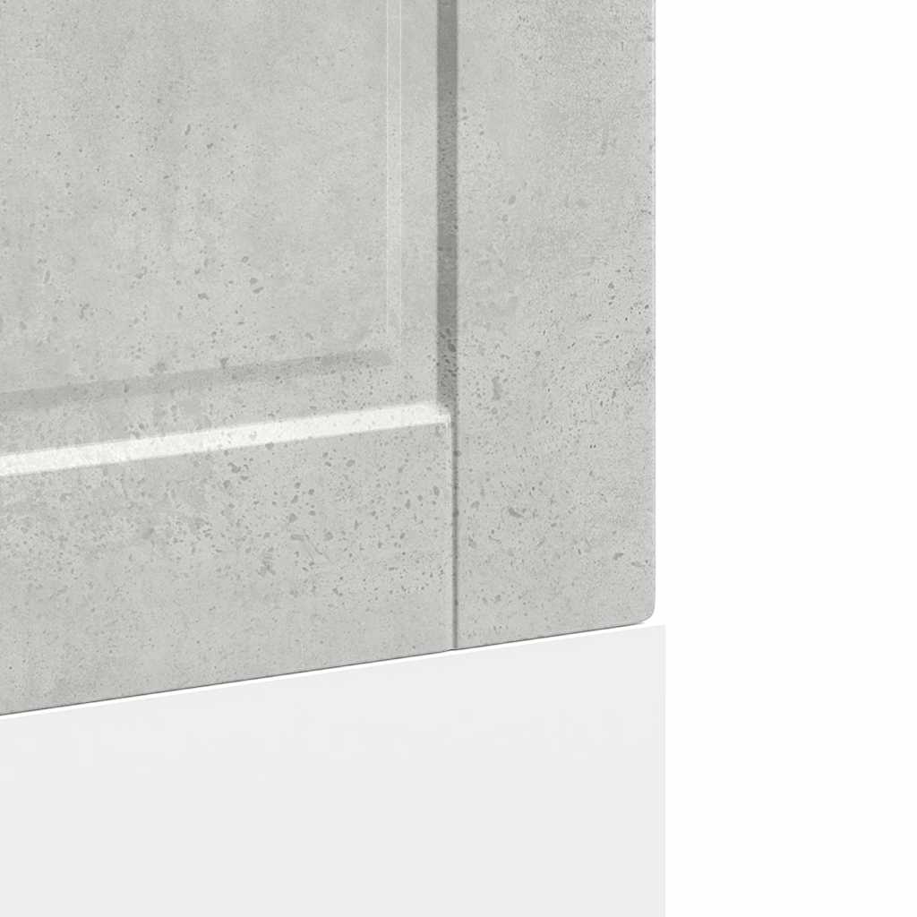 Pannello Lavastoviglie Porto Grigio Cemento 60x1,5x67 cm - homemem39